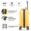 22 Inch Ride-on Suitcase for Kids & Teens, Toddler Travel Luggage with Seat, Spinner Wheels, Safety Belt