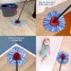 6 Pack Spin Mop Replacement Heads Compatible with Ocedar RinseClean 2 Tank Mop System