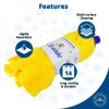 Mr Cleanie Microfibre Strip Mop Replacement Head for Household Cleaning Kitchen Bathroom 2-pack