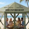Sunshade, camping canopy, pavilion, party shelter, Dark Green