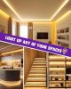 COB LED Strip Lights Warm White 3000K, 16.4ft Premium 12V Tape Light High Density, 2400 LEDs, 305+ LM/FT, CRI 90+, IP30, Lighting for Kitchen