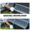 Tow Behind Lawn Sweeper, 50 in Pull Behind Lawn Sweeper, 26 cu. ft Large Capacity Leaf & Grass Collector