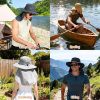 Sun Hats for Men Women with Neck Flap UPF 50+ UV Protection Wide Brim Bucket Hat Safari Hiking Fishing Hats