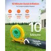 Inflatable Nightclub, 26.2 x 19.7 x 13.1 ft Inflatable Party Tent with 1100W Blower & Sandbag, Blow up Night Club with 2 Windows