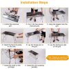 Foldable BBQ Grill Portable Charcoal Barbeque Grill Stainless Steel BBQ Grill For Picnic Camping Backyard Cooking