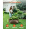 Metal Raised Garden Bed, 3 Pcs 2 x 2 x 1 ft Outdoor Galvanized Planter Garden Box, Open Bottom Design, Large Planter Raised Bed for Growing Vegetables