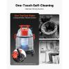 Shop Vac, 5.8 Gallon Wet Dry Shop Vacuum, 4 Peak HP with One-Button Self-Cleaning, Dual-Filter, 900W Input Power, 1.25in x 7ft Hose, 9.8ft Cord