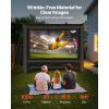 18FT Inflatable Movie Screen, Inflatable Projector Screen with Portable Storage Bag, 16:9 Easy Set Up Movie Projection for Outdoor Backyard