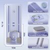 Pilates Board-Reformer Set,Multi-Purpose Foldable Reformer Board for Home,5in1 Pilates Sliding Board,Purple