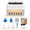 36 Egg Incubator with Automatic Egg Turning and Temperature Control, for Hatching Chicken,Quail,Duck Eggs,with Egg Candler
