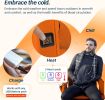Alpcour Heated Reclining Stadium Seat for Bleachers with Back Support