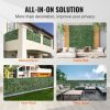 Privacy Ivy Fence, 59 x 118in Artificial Green Wall Screen, Greenery Ivy Fence with Mesh Cloth Backing and Strengthened Joint