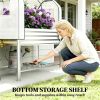 Elevated garden bed, greenhouse, suitable for planting, silver