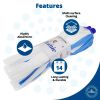 Mr Cleanie Perforated Strip Mop Replacement Head for Household Cleaning Kitchen Bathroom