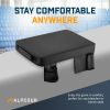 Alpcour Portable Heated Extra Thick Stadium Seat Cushion - 21x 15 Inch Bleacher Cushion with Side Pocket