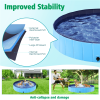 Foldable Pet Pool for Garden Yard, 4XL, Blue