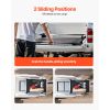 Sliding Truck Bed Organizer, 75 x 48-Inch Heavy Duty Truck Bed Storage Drawer with 1000 lbs Capacity, Features 6 Movable Rings for Securing