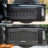 Tailgate Table –Tailgate Storage Box with Concealed Table for Jeep Wrangler JK 2007-2017& JL 2018+ (not fit JK models with subwoofer)