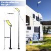 Outdoor LED Camping Light, 12V 10000 Lumen Super Bright Portable Outdoor Lights with Telescoping Pole Suction Cup Magnetic Base