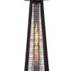 Pyramid Commercial Grade Black 4000 Btus Propane Standing Patio Heater