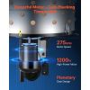 Chicken Plucker Machine, 25.6 in Drum, 1200W & 275RPM Electric Chicken Plucking Machine with 158 Soft Fingers & Transport Wheels