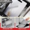 3Pack titanium cutting boards for kitchen,Double Sided Food titanium Grade Metal Non-Toxic titanium Cutting Boards,Easy to Clean