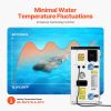 Electric Pool Heat Pump, 22250 BTU, Pool Heaters for 3171-6605GAL Above and In Ground Pools, Low Noise