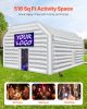 Inflatable Nightclub, 26.2 x 19.7 x 13.1 Ft, Blow up Party Tent with 1100W Blower, Large Inflatable Night Club Tent for Adults