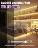 COB LED Strip Lights Warm White 3000K, 16.4ft Premium 12V Tape Light High Density, 2400 LEDs, 305+ LM/FT, CRI 90+, IP30, Lighting for Kitchen