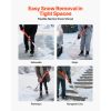 Snow Shovel for Driveway, 14 in Wide Aluminum Alloy Snow Shovel with D-shaped Handles, Large Capacity Snowplow Shovels