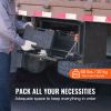 Underbody Truck Box, 24" x 12" x 14" Pickup Storage Box, Heavy Duty Aluminum Diamond Plate Tool Box with Lock and Keys