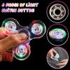 2Pack LED Light up Fidget Spinners for Kids, Sensory Fidget Toys for Kids Adults