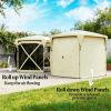 Pop up sunshade, pavilion, carport, beige