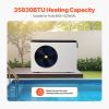 Electric Pool Heat Pump, 35830 BTU, Pool Heaters for 6605-13209GAL Above and In Ground Pools, Low Noise