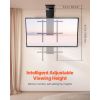 Motorized Ceiling TV Mount, TV Wall Mount for 32 to 70 Inch TV, Electric Adjustable Ceiling TV Mount