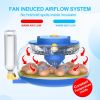 18 Egg Incubator with Automatic Egg Turning and Humidity Control, 360° View Auto Water Adding