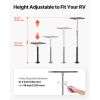RV Slide Out Support Jack, 2 PCS Camper Slide-Out Leveling Jack, Powder-Coated Steel Support Jacks for RV, Camper, Travel Trailer