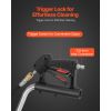 22" Pressure Washer Surface Cleaner, Stainless Steel Pressure Washer Attachments with 4 Wheels, 4500 Max PSI, 3/8 Quick Connector, 2 Spray Nozzles