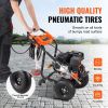 Gas Pressure Washer, 3500 PSI 2.6 GPM, Gas Powered Pressure Washer with Aluminum Pump, Spray Gun and Extension Wand, 5 Nozzle Set, for Fences, Homes