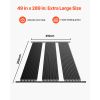 Solar Pool Heater, 4 x 24 ft HDPE Pool Heating System - Durable & Weather-Proof, with Complete Accessories