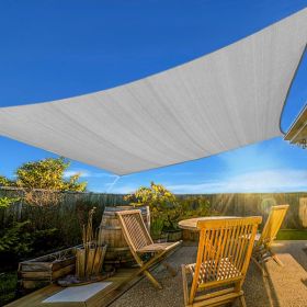 Prohibited From Sale On Amazon XISHAN 16'X16'Dark Grey,Sand,Light Grey,Cream HDPE Sunshade Sail, 160 Grams (Option: 16X16ft-Light Grey)