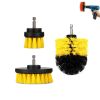 3Pcs/Set Cleaning Brush for Car Carpet Wall Tile Tub Cleaner Combo