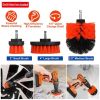 3Pcs/Set Cleaning Brush for Car Carpet Wall Tile Tub Cleaner Combo