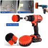 3Pcs/Set Cleaning Brush for Car Carpet Wall Tile Tub Cleaner Combo