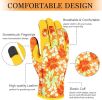 Leather Gardening Gloves for Women Thorn Proof Garden Gloves Touch Screen Working Gloves Gifts,M