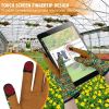 Leather Gardening Gloves for Women Thorn Proof Garden Gloves Touch Screen Working Gloves Gifts,M
