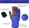 Leather Gardening Gloves for Women Thorn Proof Garden Gloves Touch Screen Working Gloves Gifts,M
