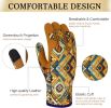 Leather Gardening Gloves for Women Thorn Proof Garden Gloves Touch Screen Working Gloves Gifts,M