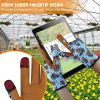 Leather Gardening Gloves for Women Thorn Proof Garden Gloves Touch Screen Working Gloves Gifts,M