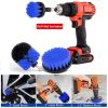 3Pcs/Set Cleaning Brush for Car Carpet Wall Tile Tub Cleaner Combo